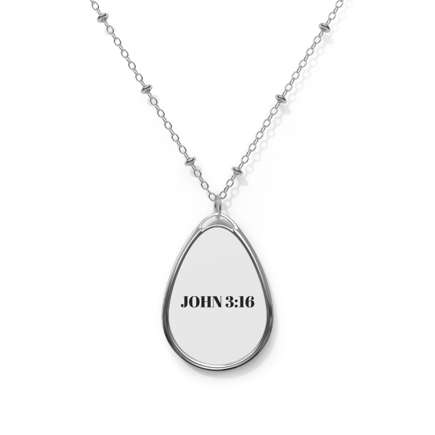 Oval Necklace JOHN 3<16