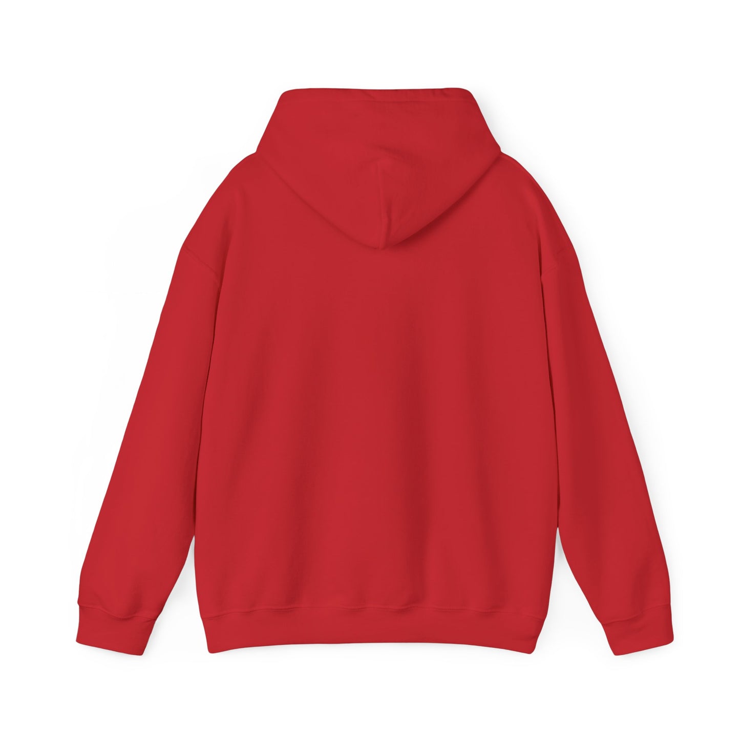 Unisex Heavy Blend™ Hooded Sweatshirt Cute dogs by fireplace