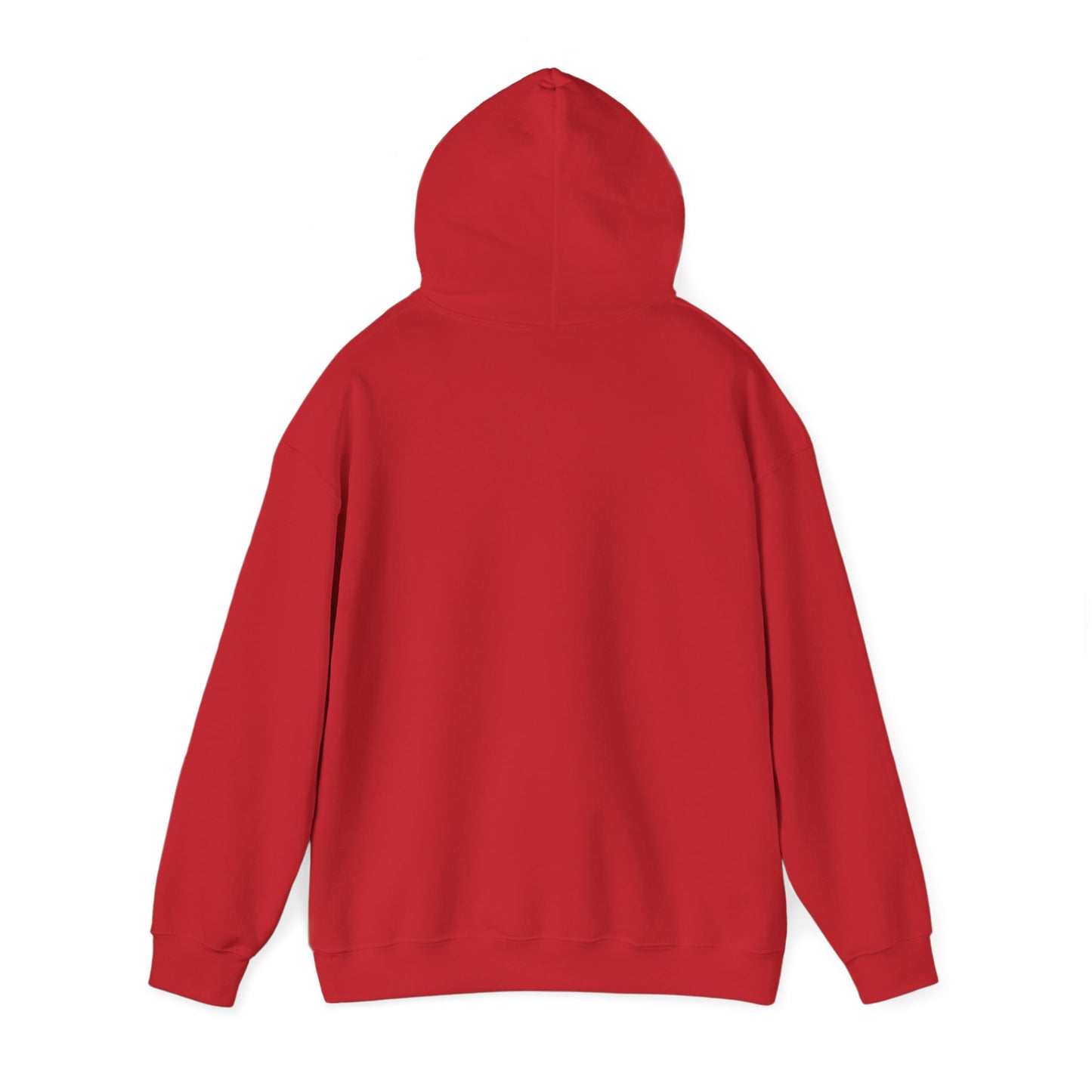 Unisex Heavy Blend™ Hooded Sweatshirt Cute dogs by fireplace